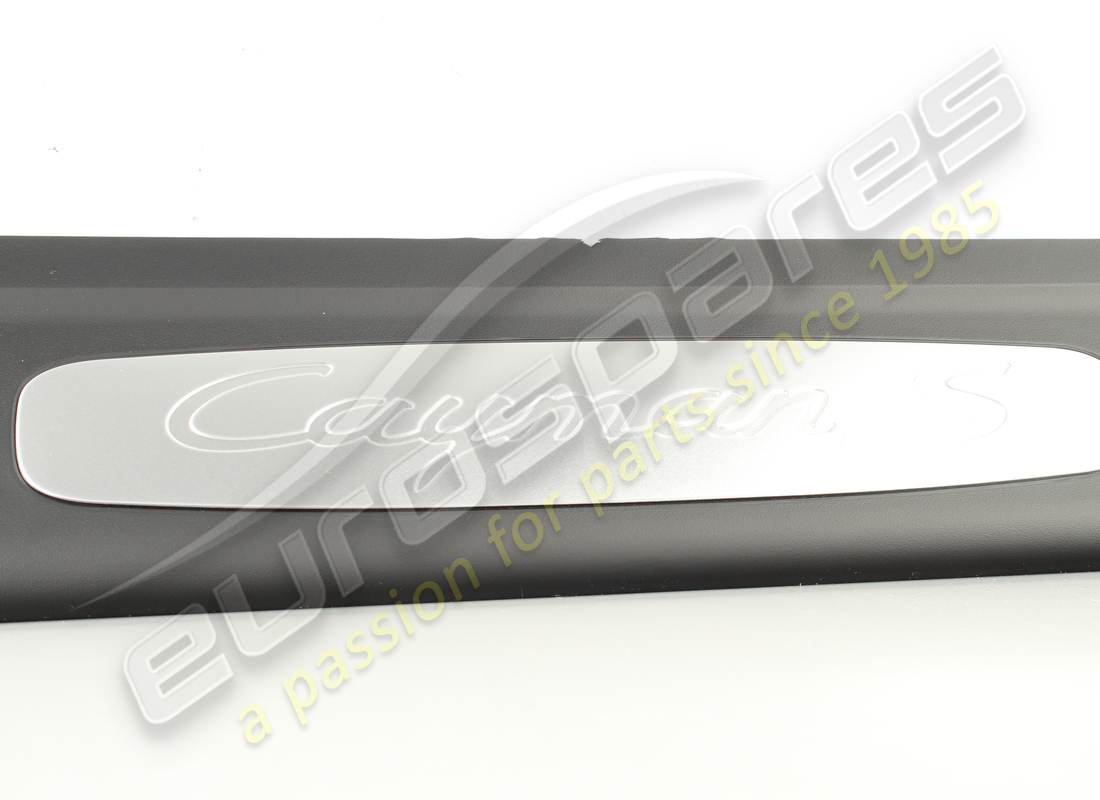 nueva placa protectora porsche - panel de umbral negro. número de pieza 98755130307a03 (2)