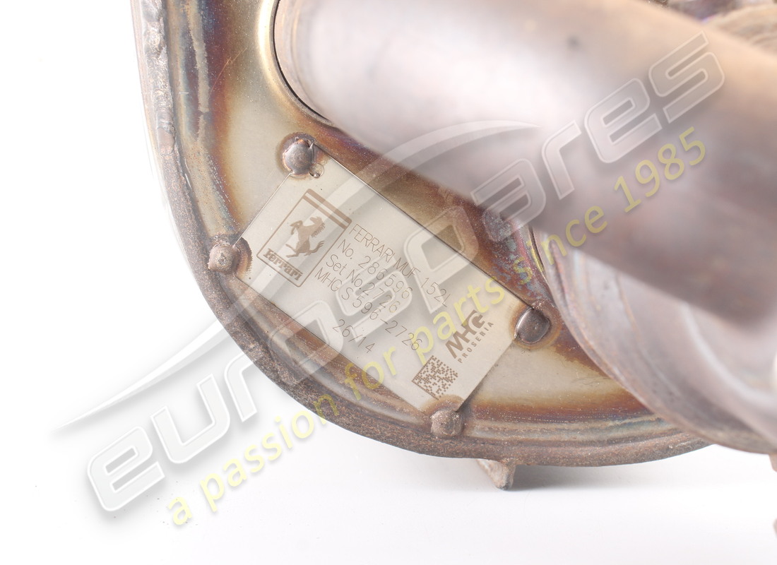 silenciador trasero izquierdo ferrari usado. número de parte 286596 (9)