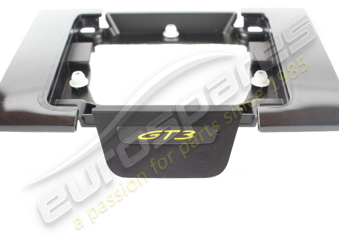 usado porsche moldura de consola central negra. número de pieza 992857503btdl (2)