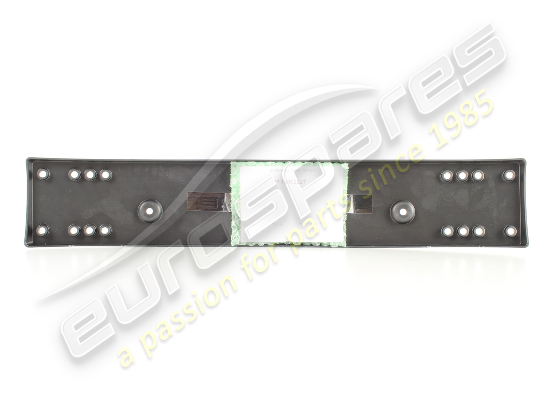 NUEVO SOPORTE DE MATRÍCULA PORSCHE NEGRO SATINADO. NÚMERO DE PIEZA 9877011050301C (3) nuevo soporte de matrícula porsche negro satinado. número de pieza 9877011050301c (3)