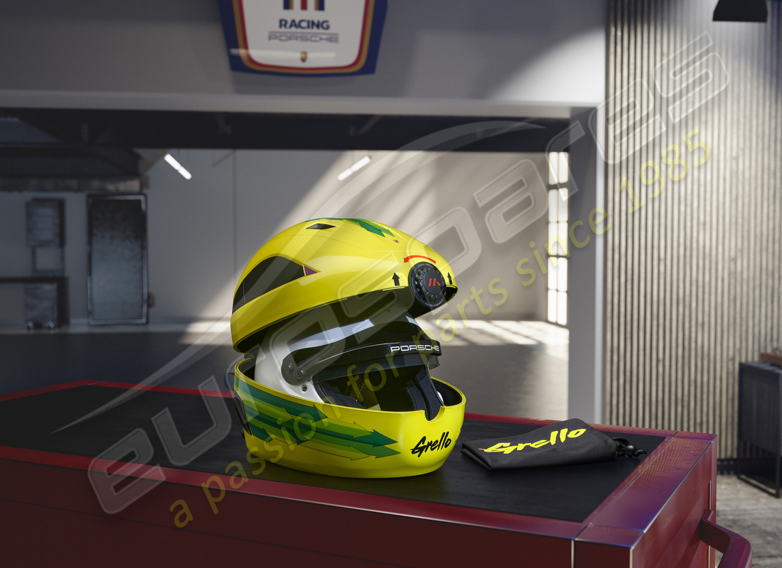 nueva funda para casco porsche (diseño grello). número de pieza 992044025 (1)