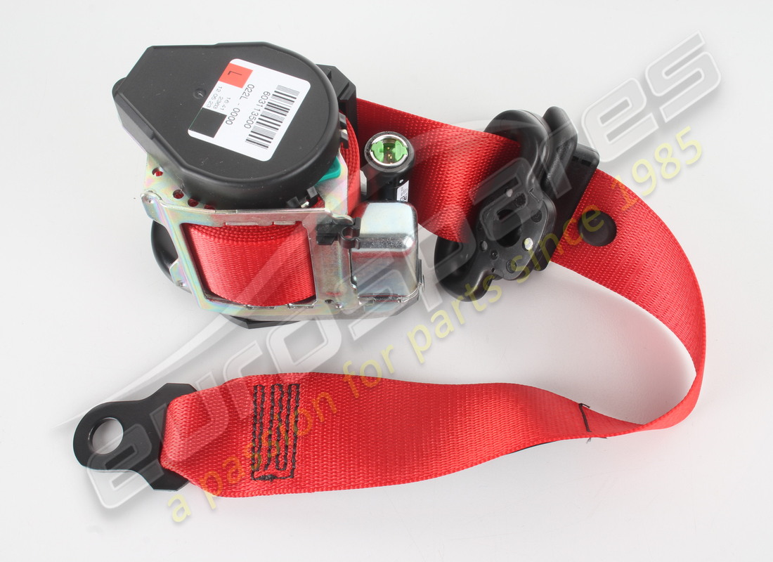 nuevos porsche protectores de cinturón de seguridad de tres puntos rojos (pors. número de pieza 98780303306n13 (1)