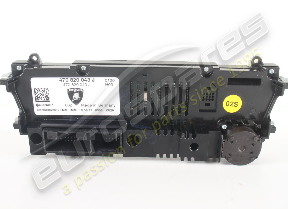 control de aire acondicionado lamborghini dañado. número de pieza 470820043j (3)
