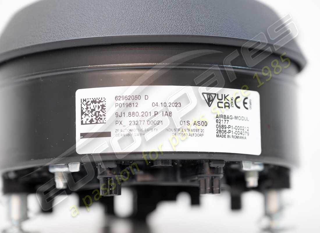 nueva unidad de airbag porsche para volante negro/oscuro. número de pieza 9j1880201pia8 (5)