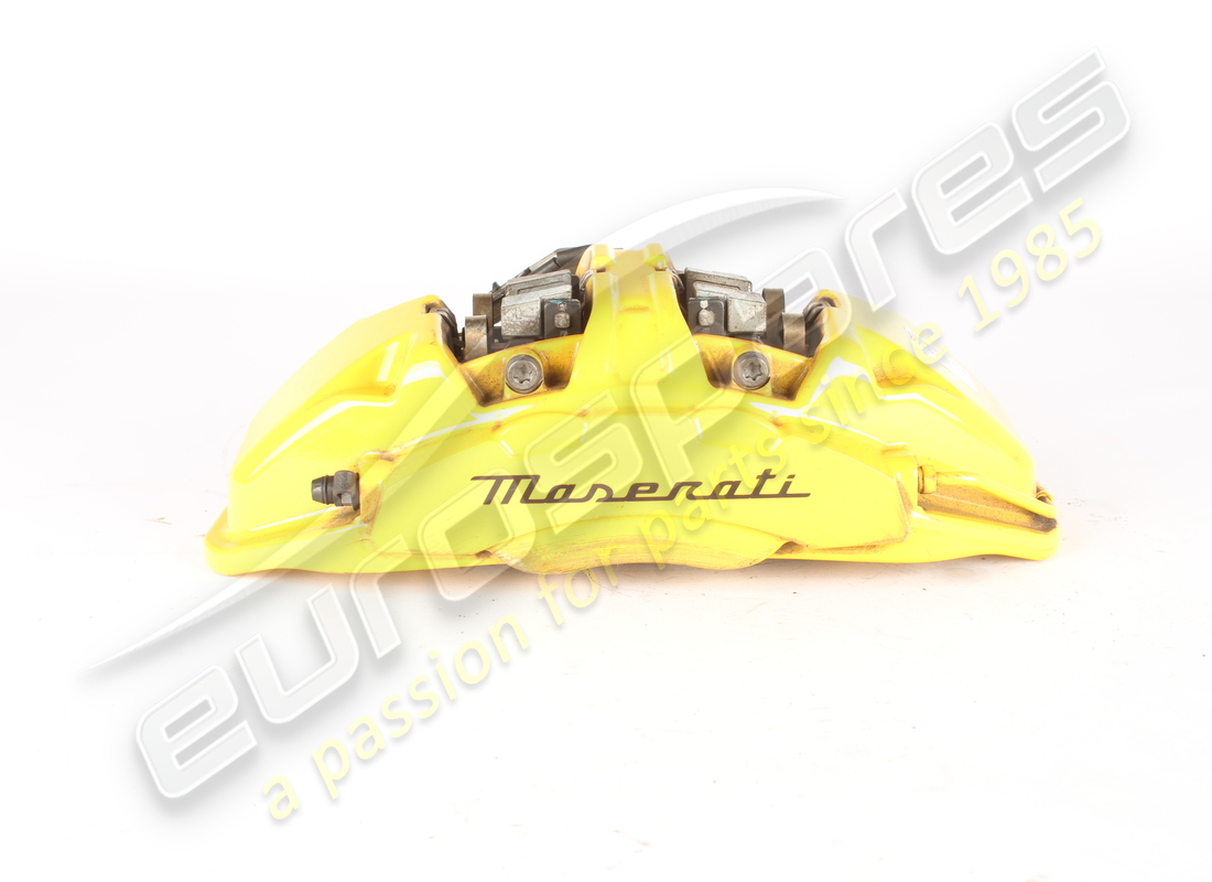 pinza de freno delantera izquierda amarilla usada maserati. número de pieza 670214629 (1)