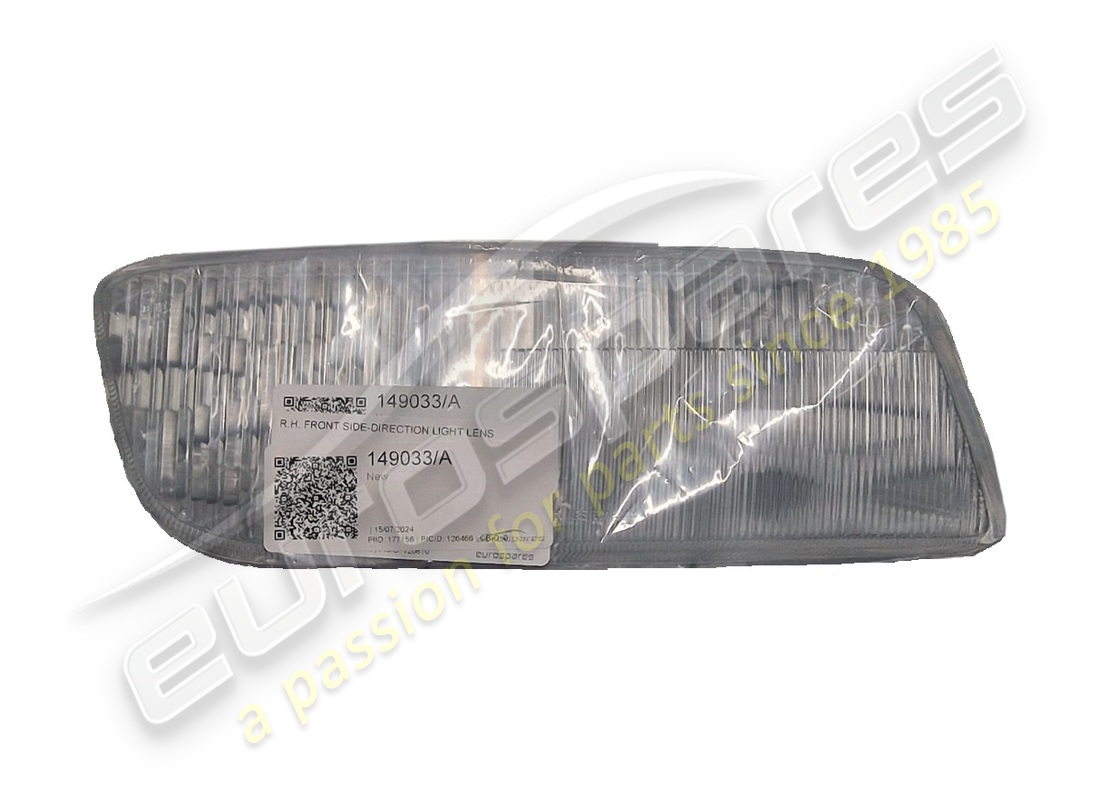 NUEVA Eurospares LENTE DE LUZ DE DIRECCIÓN LATERAL DELANTERA DERECHA. NÚMERO DE PIEZA 149033A (1)