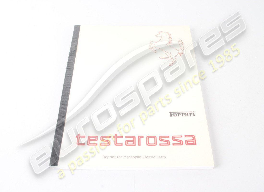 new ferrari testarossa owners manual 1986 model year. part number 95990060 (2)