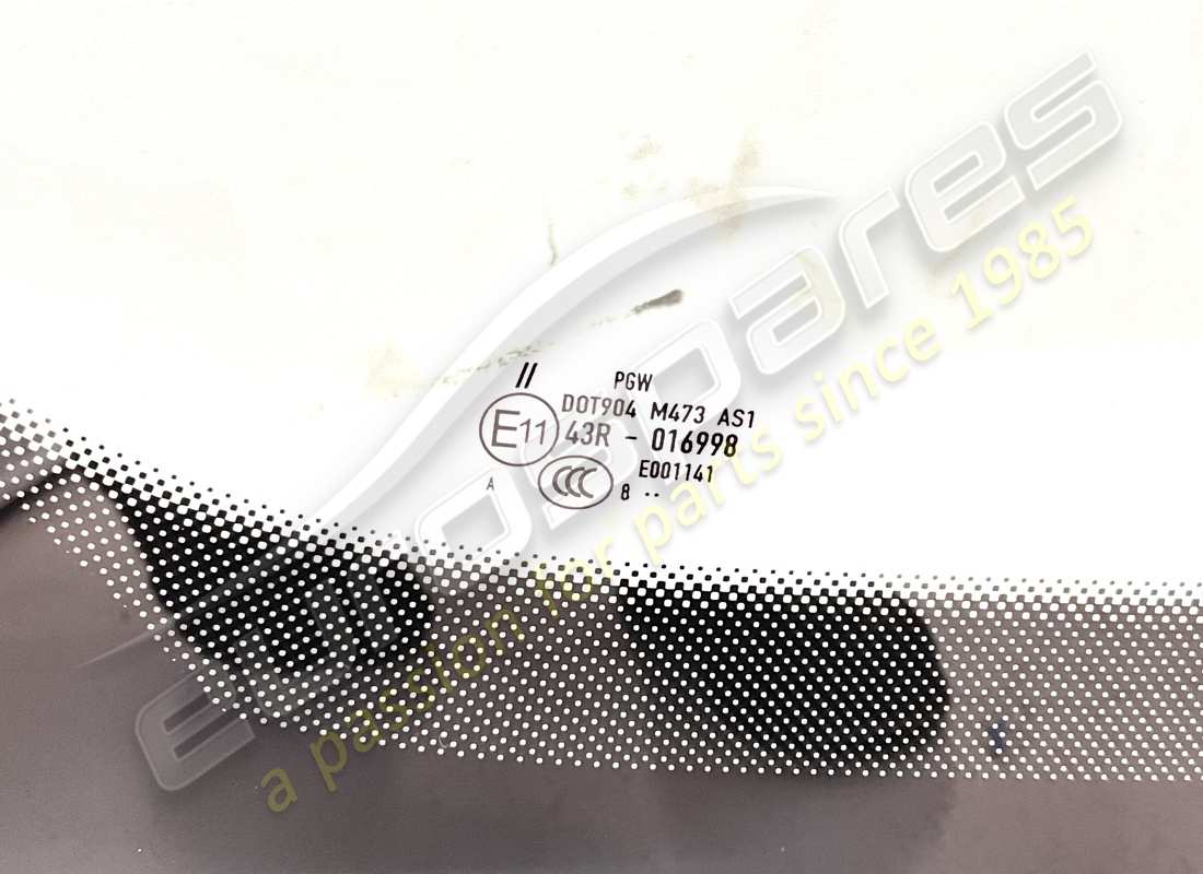 nuevo vidrio del parabrisas lamborghini. número de pieza 4ml845099b0p0 (2)