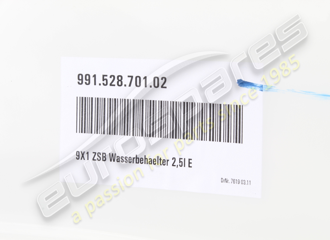 nuevo depósito de líquido porsche. número de pieza 99152870102 (3)