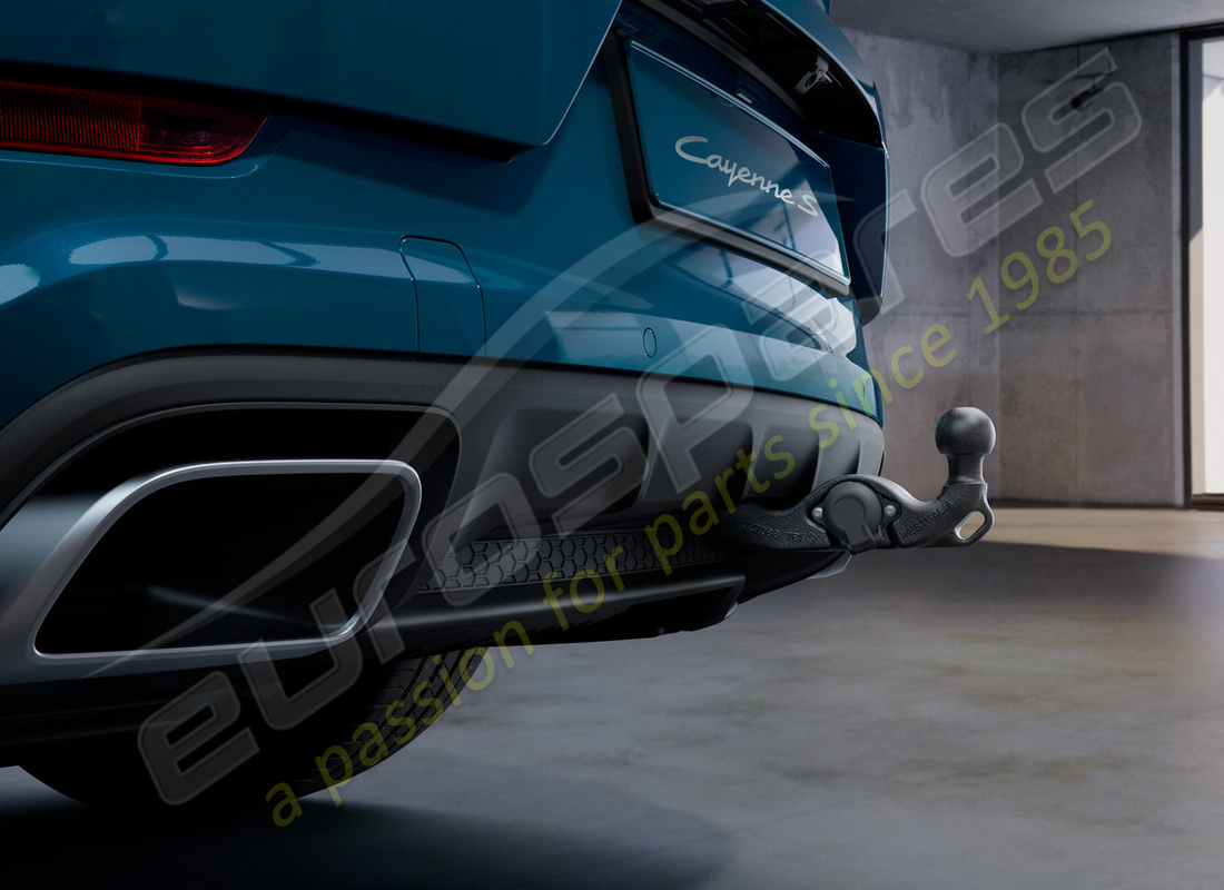 nuevo enganche de remolque extensible eléctrico porsche. número de pieza 9y004484007 (2)