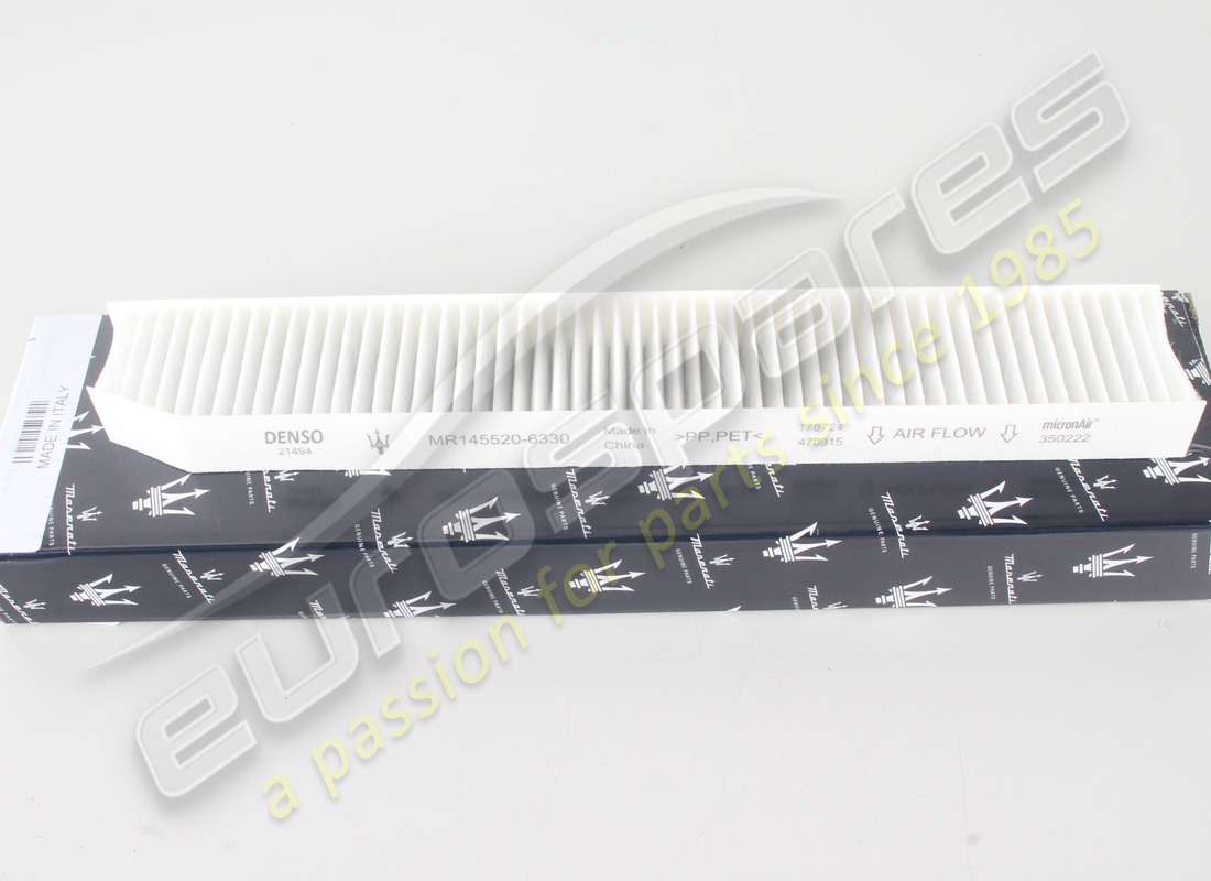 new maserati cabin air filter. part number 670215189 (1)