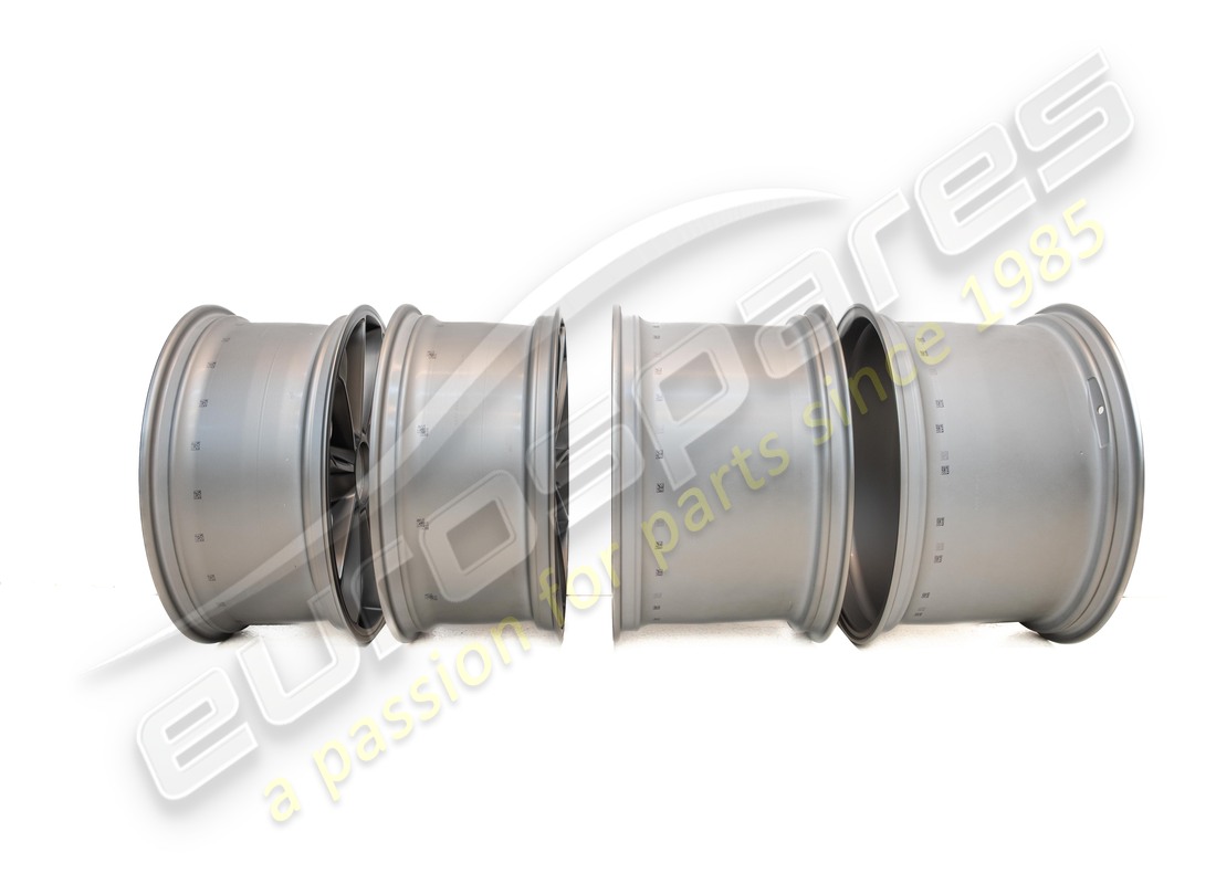 nuevo porsche 20-inch gt3 juego de ruedas - en platino (satinado-brillo). número de parte 99104460311 (3)