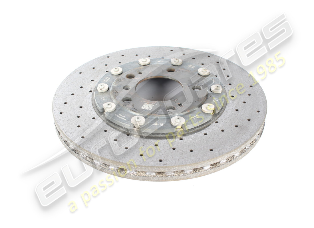 disco de freno cerámico usado lamborghini (ventilado), 370 x 30. número de pieza 4m0615602h (2)