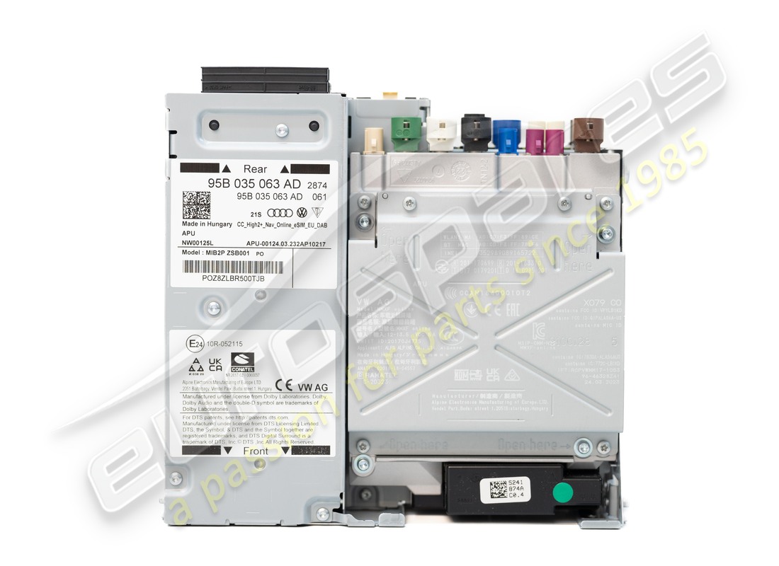 nueva porsche computadora central. número de pieza 95b035063ex (2)