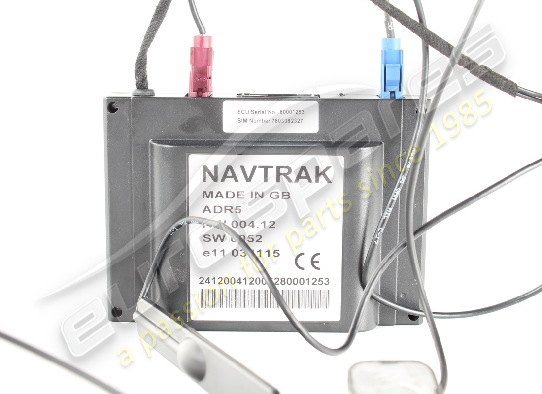 ecu de sistema antirrobo satélite usada ferrari adr5. número de pieza 235627 (2)