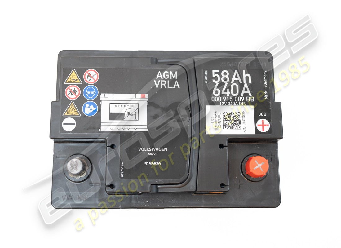 BATERÍA NUEVA LAMBORGHINI. NÚMERO DE PIEZA 000915089BB (5) batería nueva lamborghini. número de pieza 000915089bb (5)