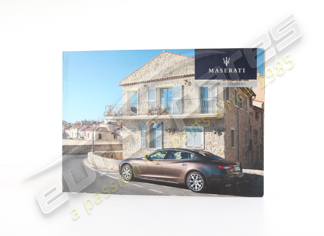 nuevo folleto de maserati m156 accesorios. número de parte 940000351 (1)