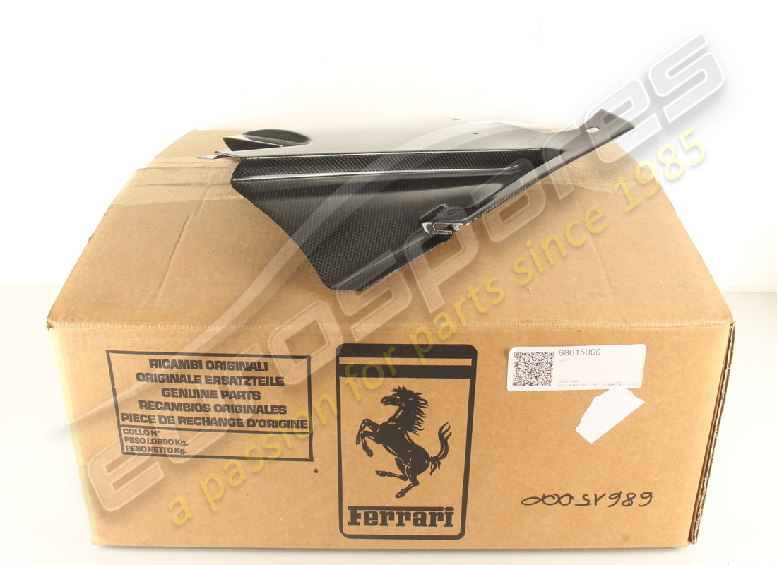 nuevo ferrari panel trasero derecho - panel de carbono. número de pieza 68615000 (7)