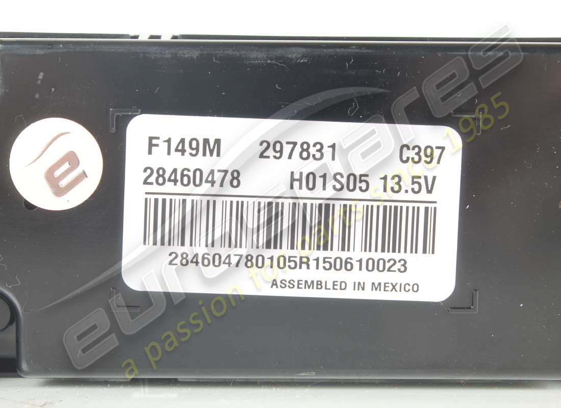usado ferrari controles de a/c caja negra. número de pieza 297831 (5)