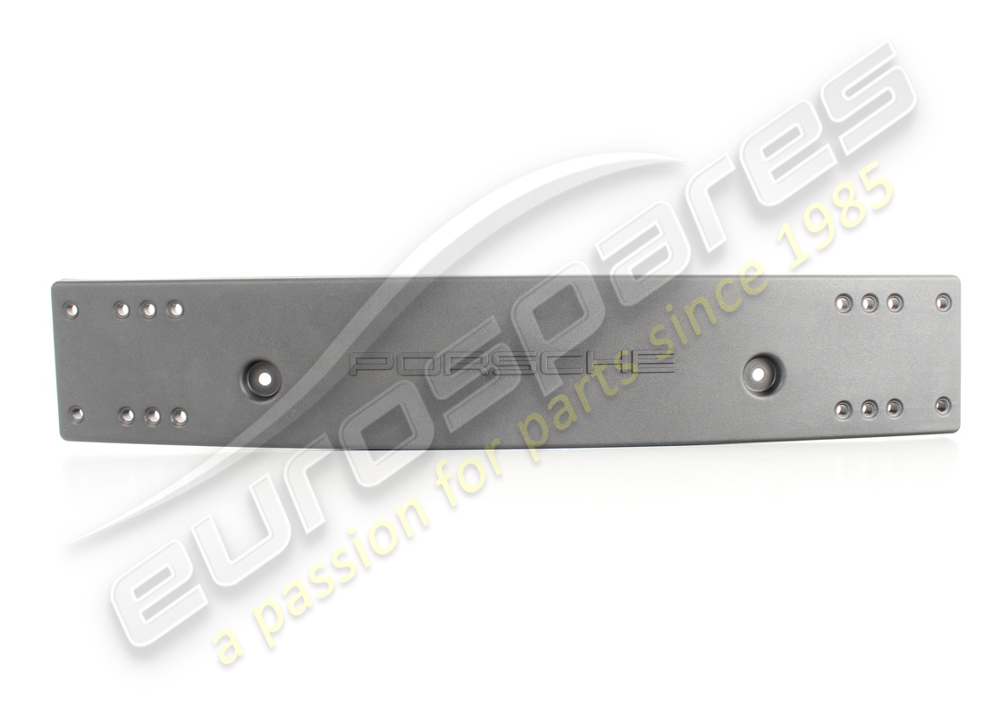 NUEVO SOPORTE DE MATRÍCULA PORSCHE NEGRO SATINADO. NÚMERO DE PIEZA 9877011050301C (1) nuevo soporte de matrícula porsche negro satinado. número de pieza 9877011050301c (1)