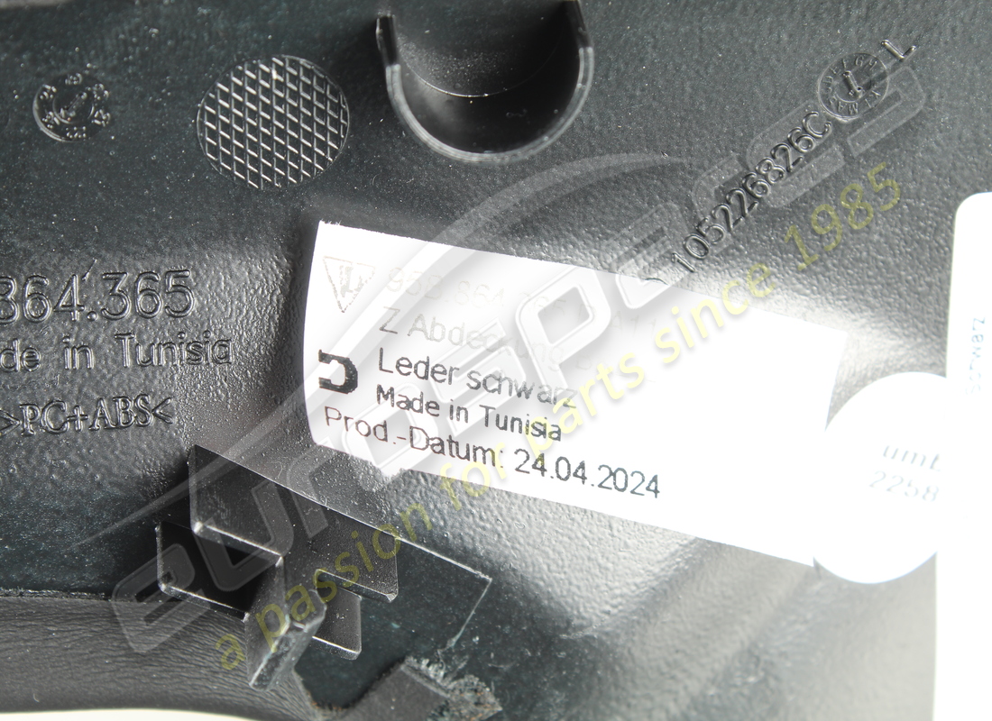NUEVO MOLDE NEGRO PORSCHE. NÚMERO DE PIEZA 95B864365DA11(3) nuevo molde negro porsche. número de pieza 95b864365da11(3)