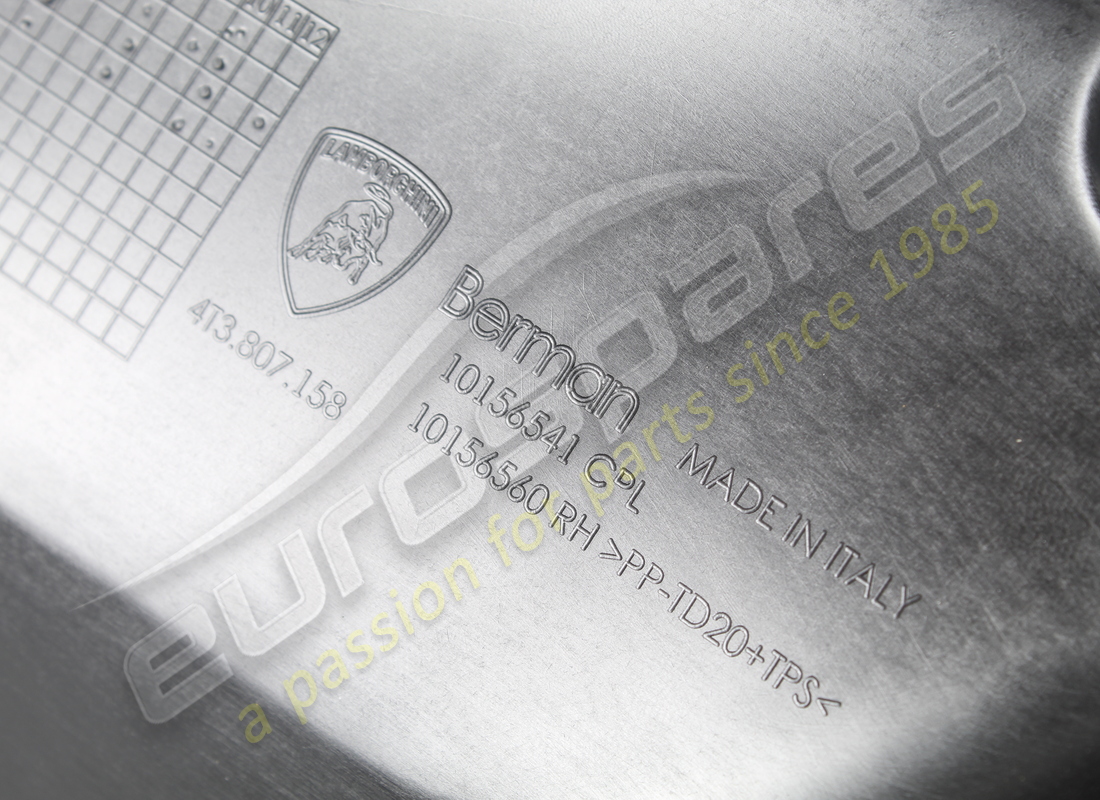 nuevo deflector de aire lamborghini. número de pieza 4t3807158 (3)