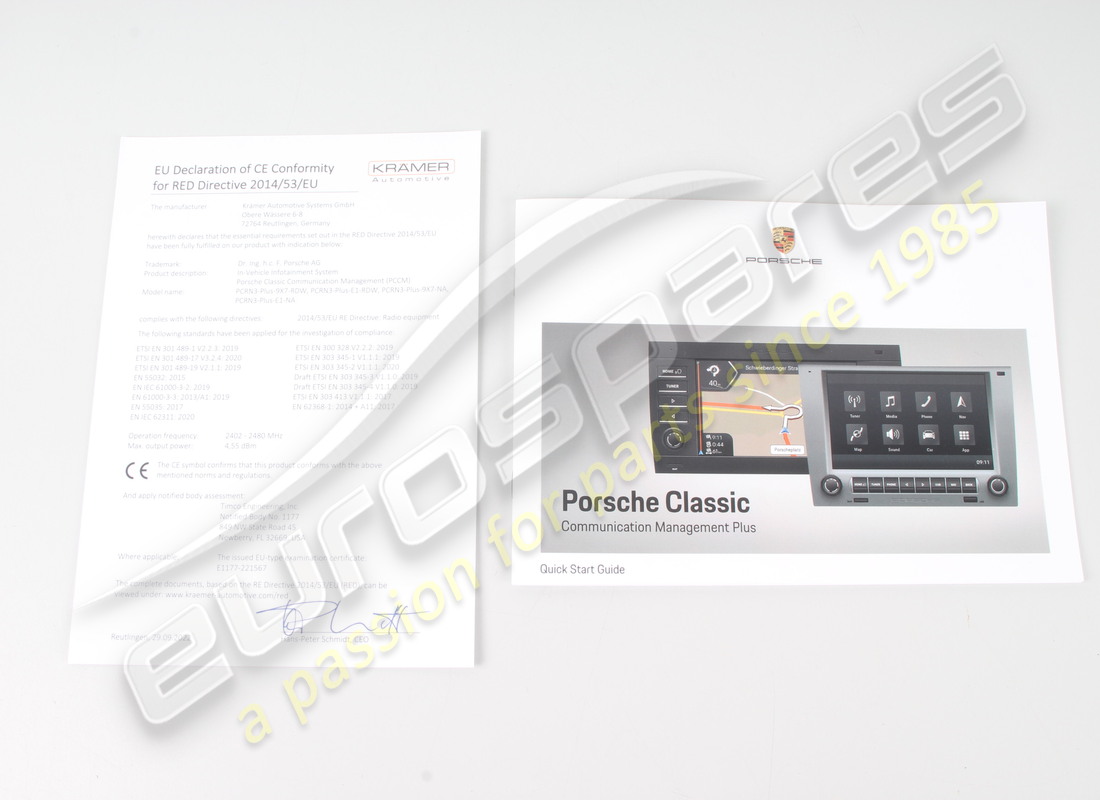 nuevo porsche gestión de comunicaciones clásica / pccm plus (997 gen 1 solamente). número de pieza 99764259000 (11)