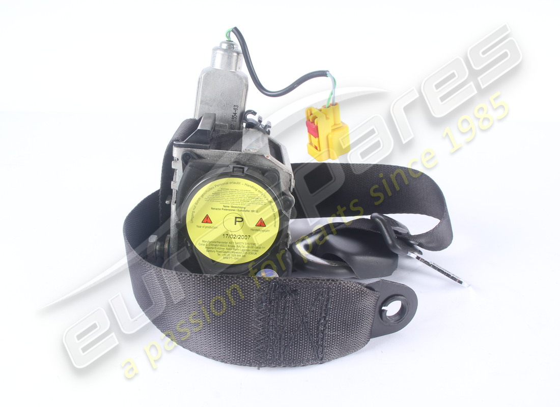 conjunto de cinturón de seguridad usado aston martin, izquierdo - gris carbón cálido. número de pieza 4g43611b70dcw (4)