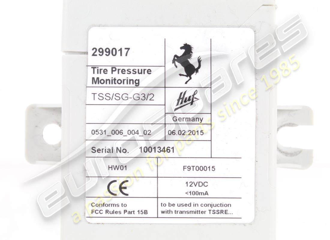 ecu tpms usada ferrari. número de pieza 299017 (2)