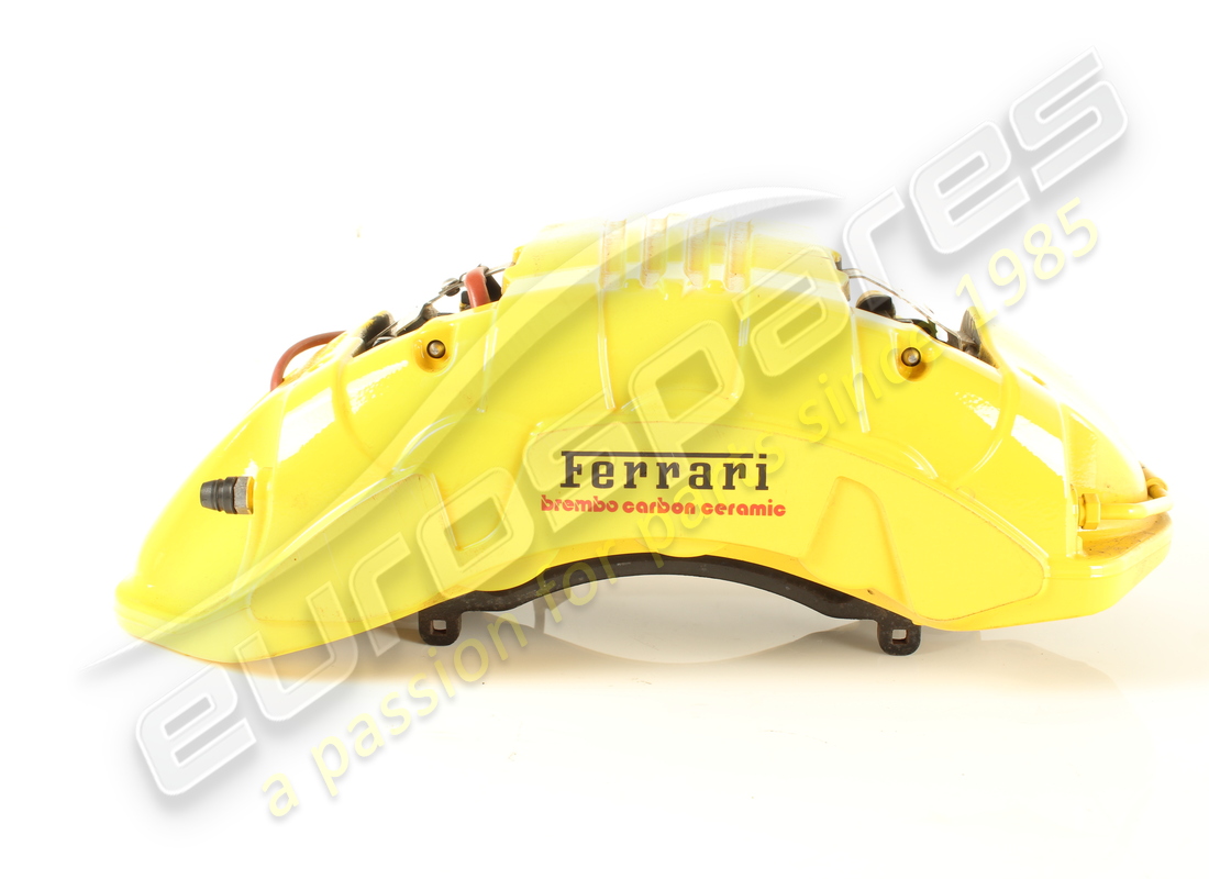 PINZA DE FRENO COMPLETA CARBONOCERÁMICA ANT.SX GIALL USADA Ferrari. NÚMERO DE PIEZA 763533 (1)
