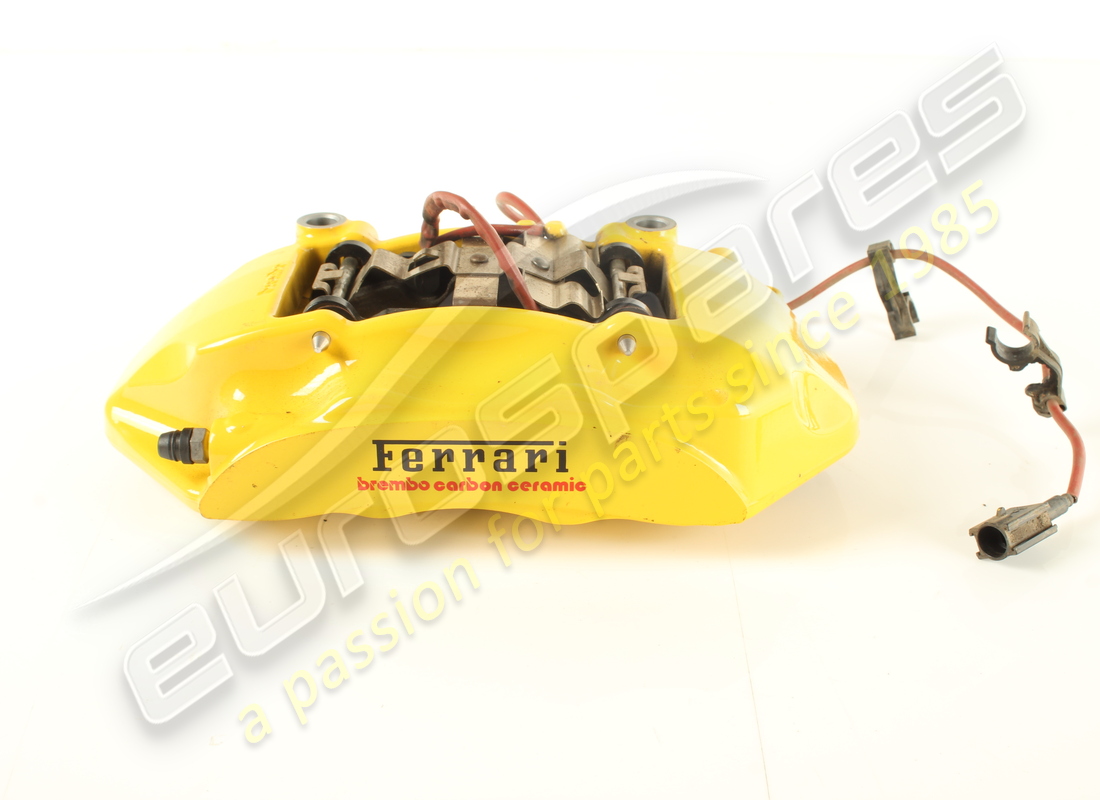 USADO Ferrari PINZA COMPLETA DE CARBONO CERÁMICA POST.DX GIAL. NÚMERO DE PIEZA 875236 (1)