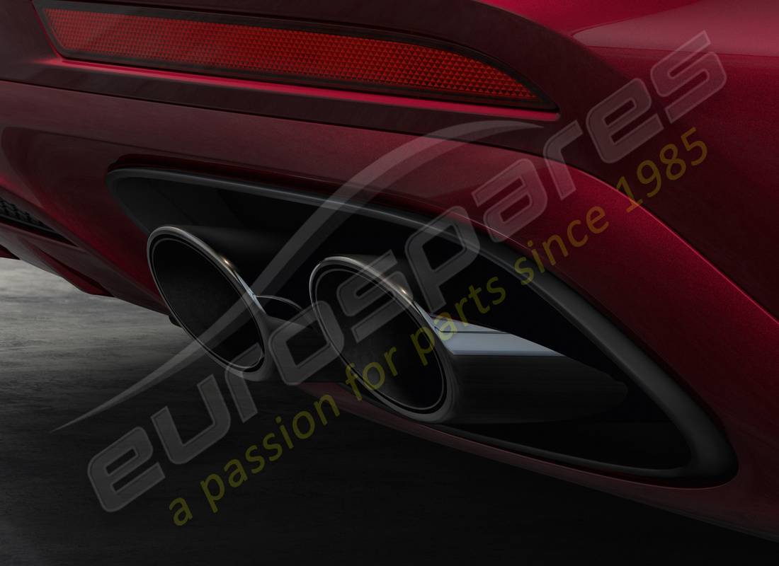 nuevo porsche deportivo tubos de escape. número de pieza 971044206b (2)