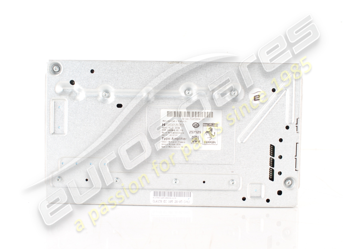 amplificador becker usado ferrari - versión hi-fi. número de pieza 257529 (2)
