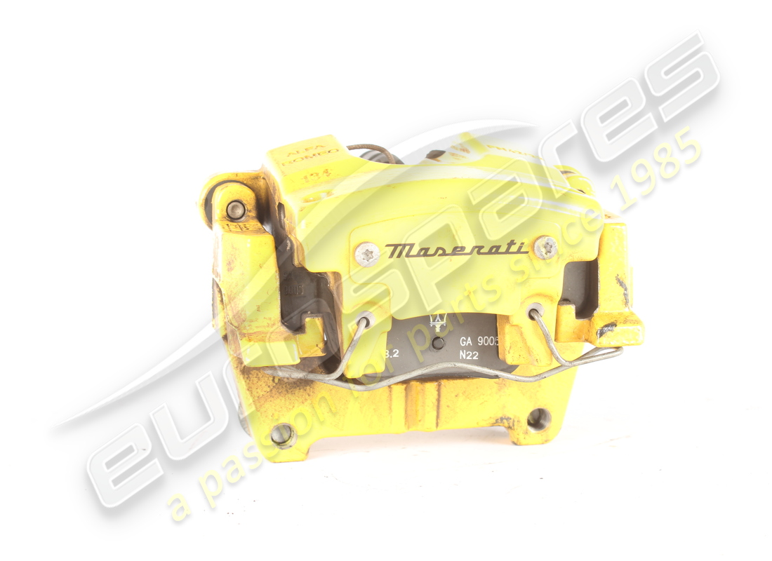 used maserati rear rh caliper yellow. part number 673013278 (1)