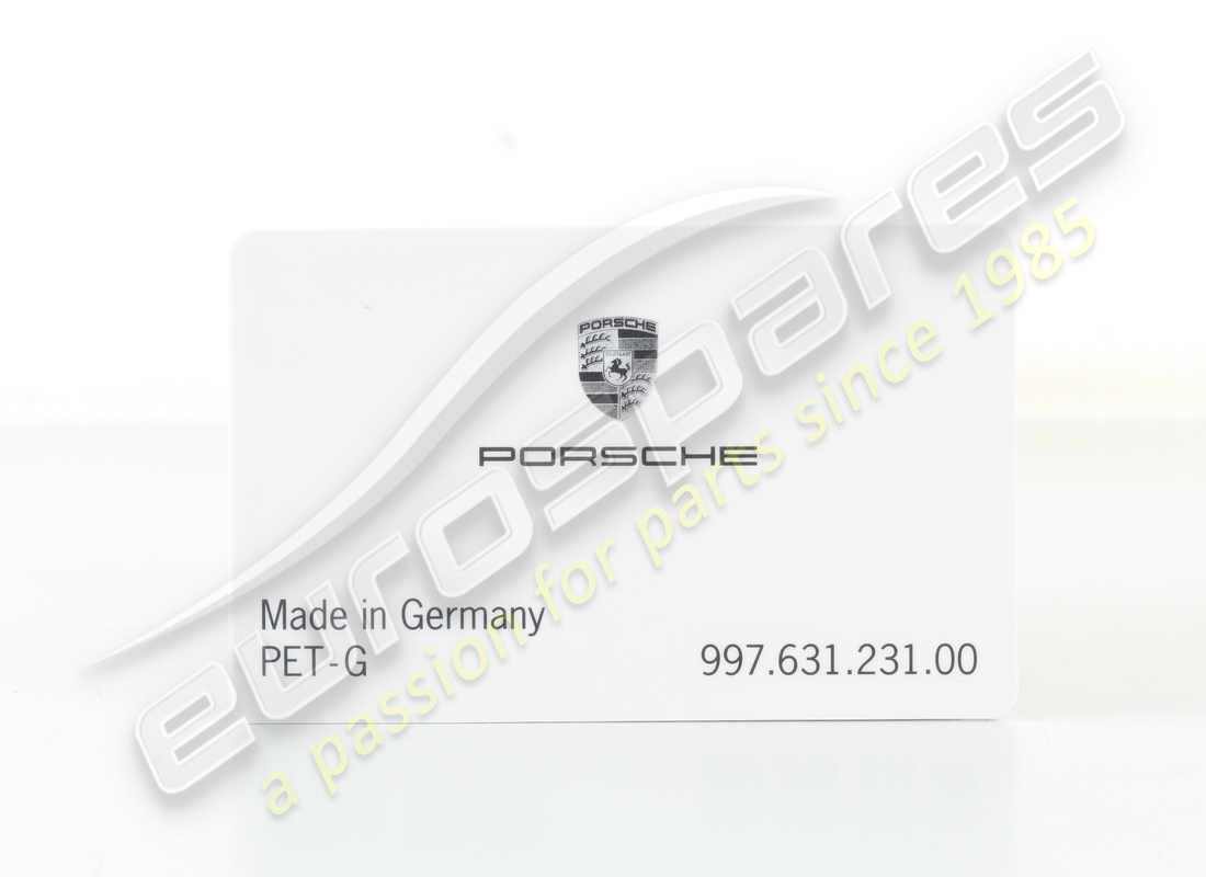 nueva tarjeta porsche. número de pieza 99763123100 (1)
