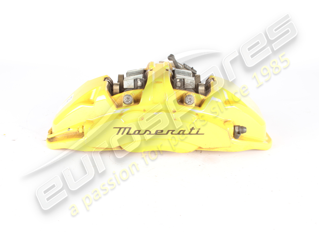 pinza de freno delantera derecha amarilla usada maserati. número de pieza 670214639 (1)