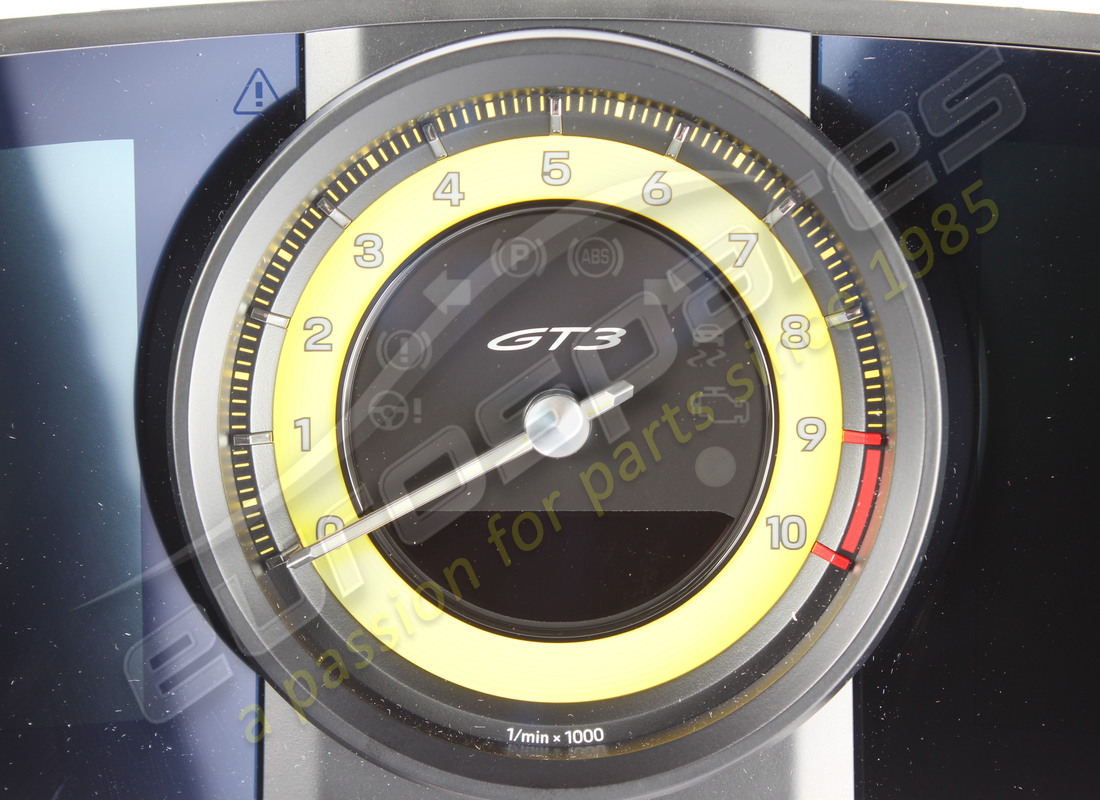 usado porsche combi-instrument racing yellow. número de pieza 9gt920830j1s1 (2)