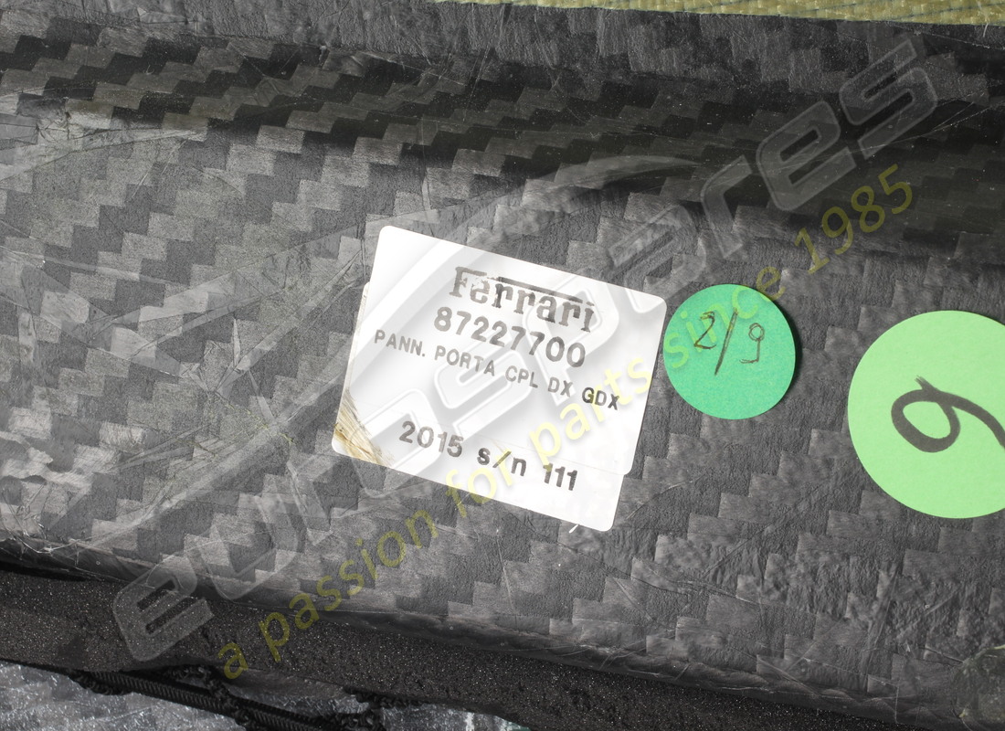 nuevo ferrari panel de puerta derecha completo. número de pieza 87227700 (3)
