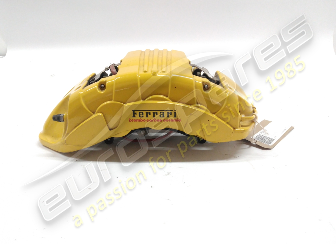 PINZA DE FRENO COMPLETA CARBONOCERÁMICA ANT.SX GIALL USADA Ferrari. NÚMERO DE PIEZA 776910 (1)