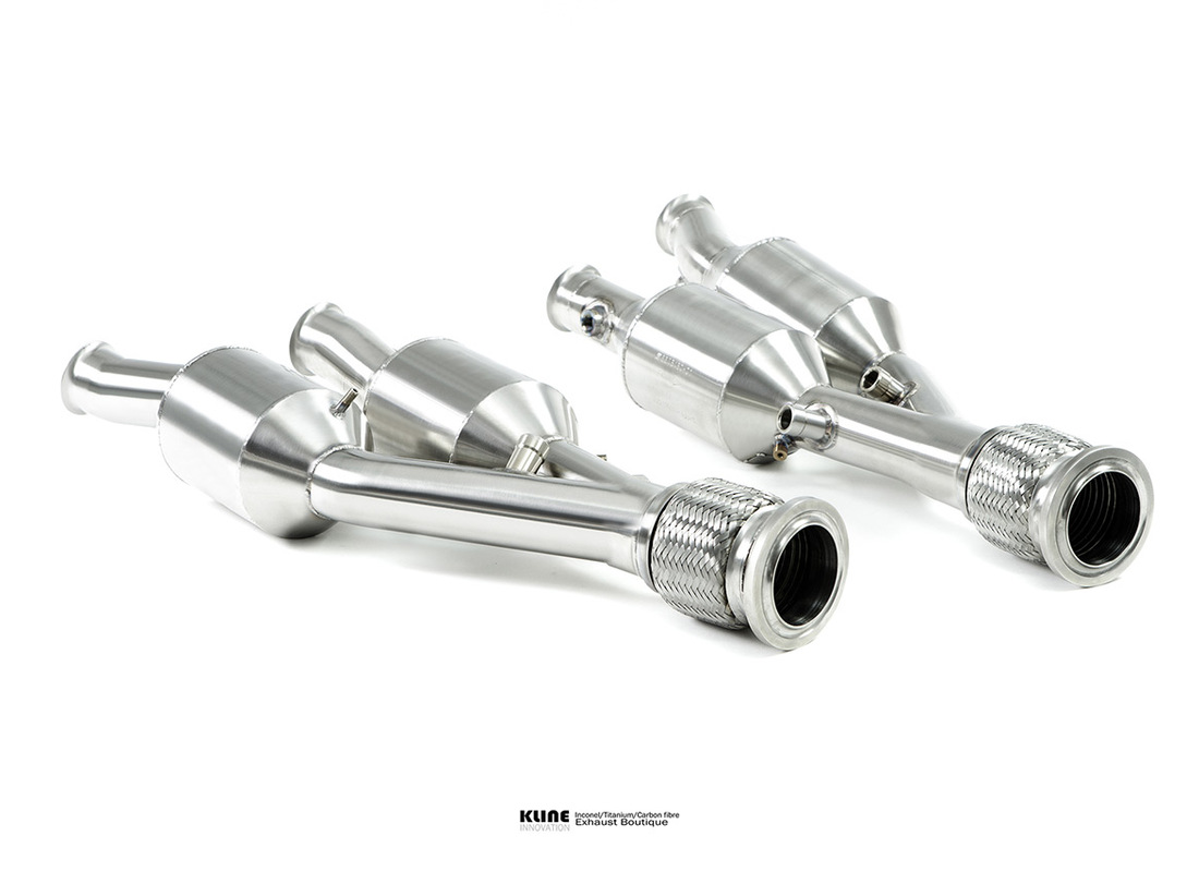 nuevo juego de tuberías para gato aventador kline innovation lamborghini 100cell - inconel. número de pieza kllamav100csinc (1)
