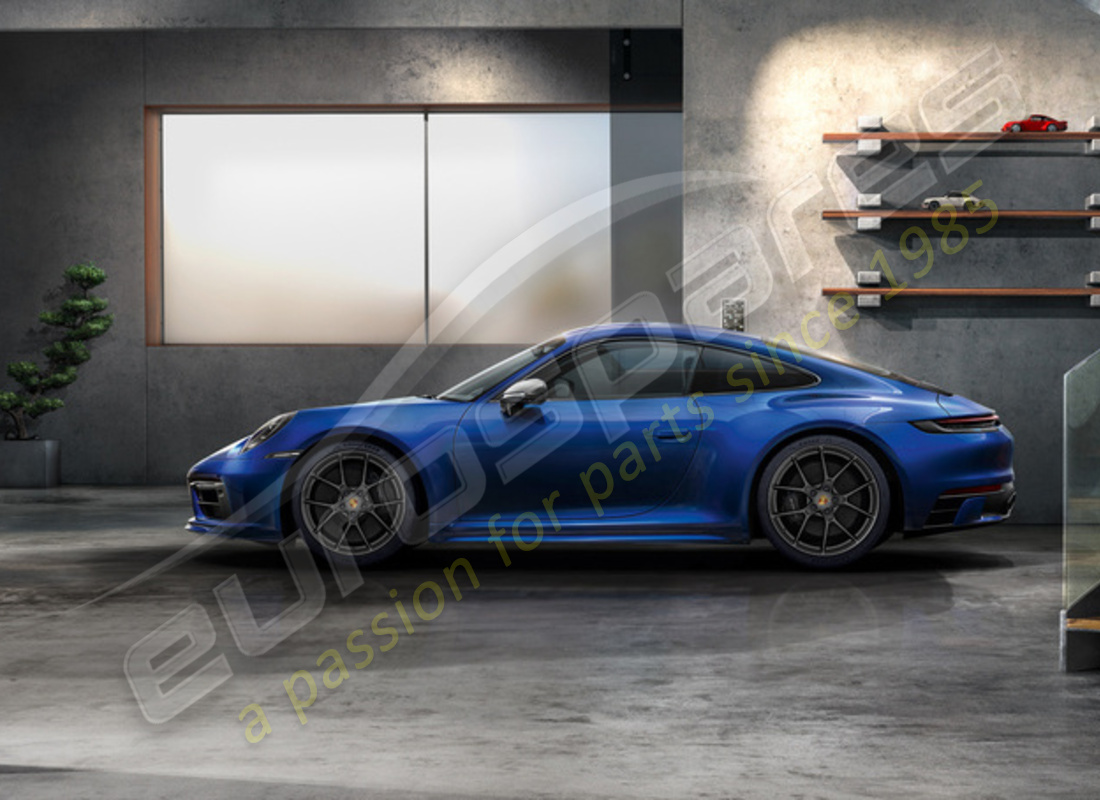nuevo porsche 20/21-inch 911 juego de ruedas ligeras carrera - negro satinado brillante (sin neumáticos, válvula y sensor de sistema de monitoreo de presión de neumáticos). número de parte 992044680mb (2)
