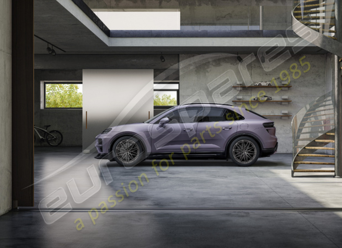 nuevo juego de ruedas y neumáticos de invierno con diseño rs spyder de porsche 22 pulgadas - pintado en turbonita. número de pieza 95c044600k (2)
