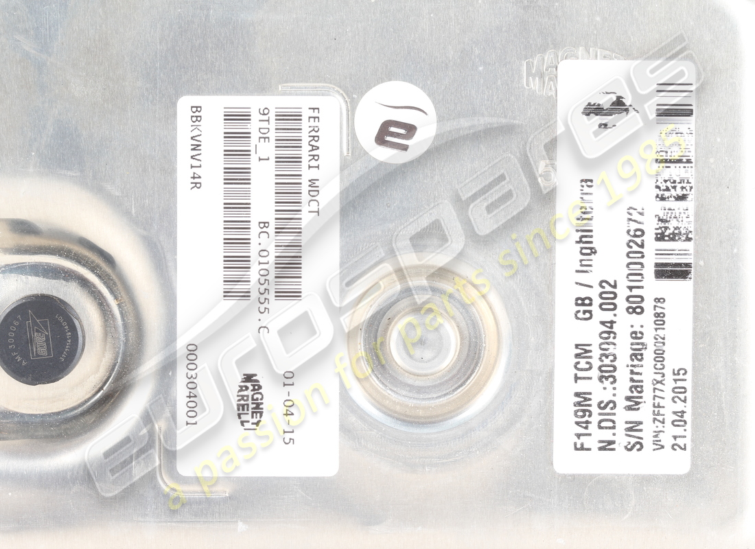 utilizada ferrari ecu dct. número de parte 304001 (2)