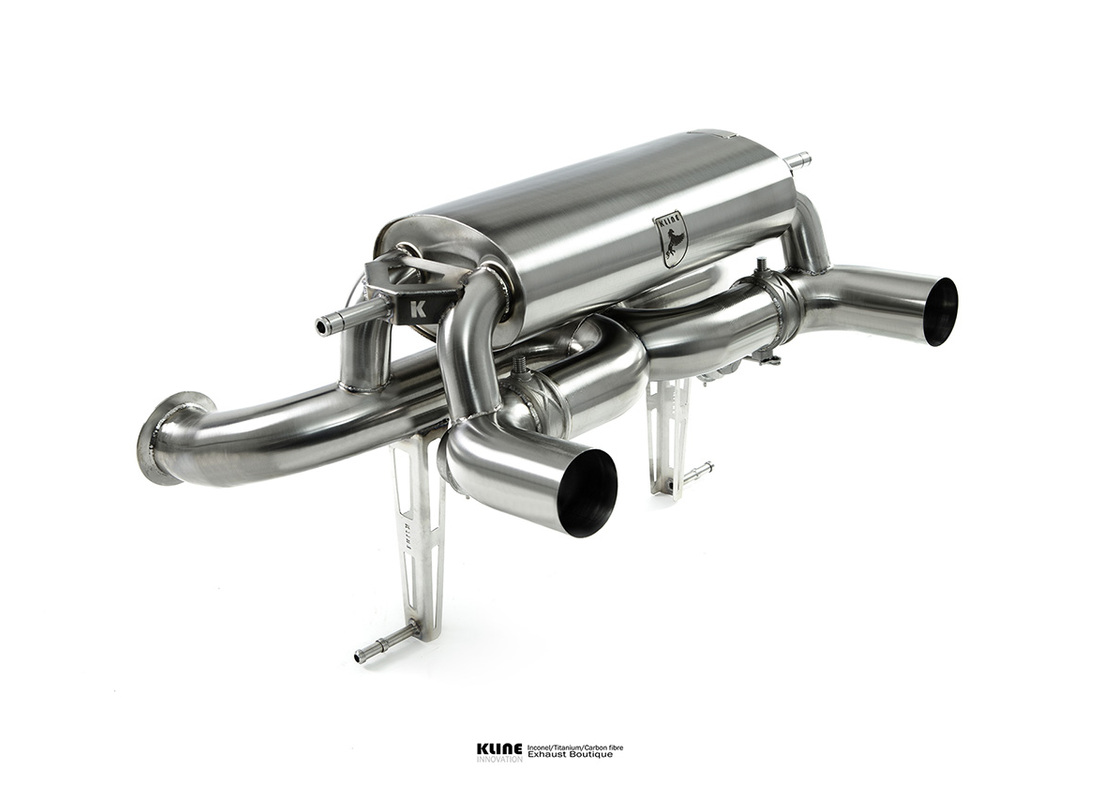 nuevo kline innovation lamborghini sistema trasero valvetronic aventador svj/ultimae - inconel. número de pieza kllamavsvjvalversinc (1)