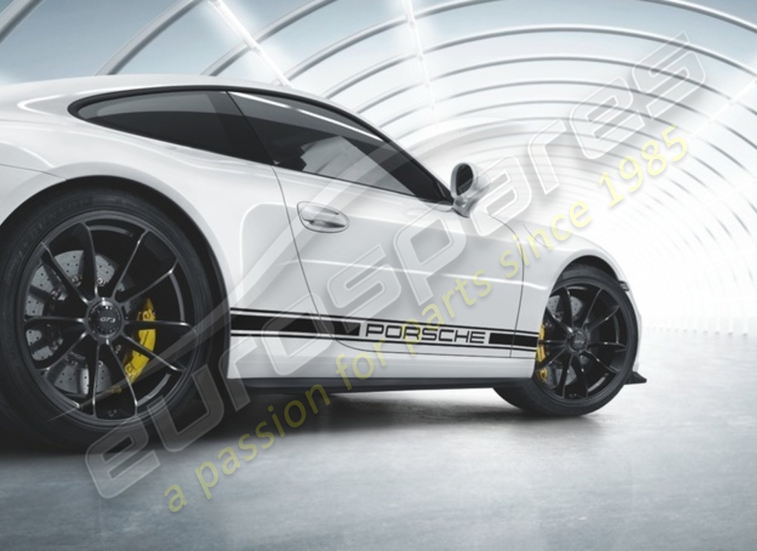 nuevo porsche 20-inch gt3 juego de ruedas - en negro (alto brillo). número de parte 99104460301 (1)