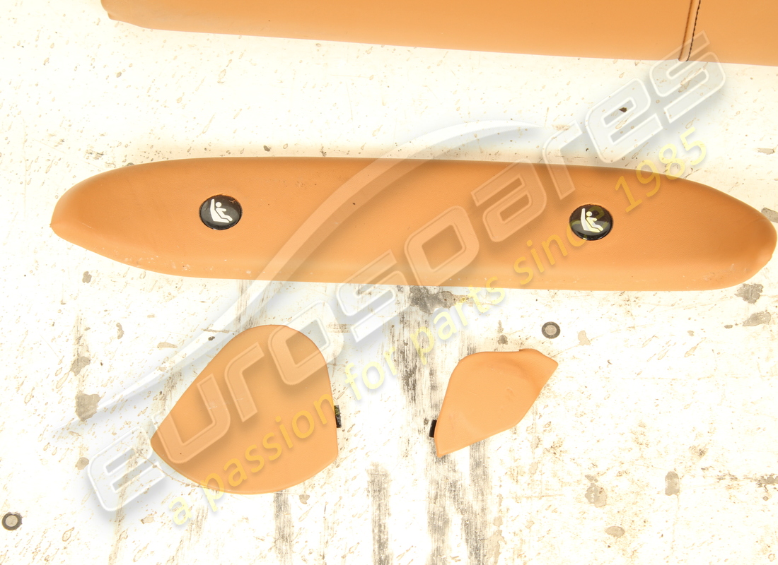 usado eurospares juego completo de asientos delanteros y traseros (cuero con costuras negras). número de pieza eap1566195 (22)