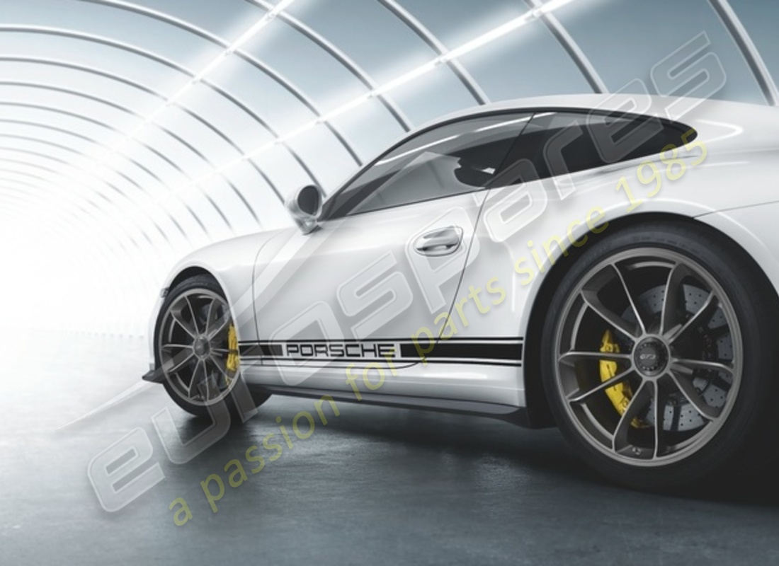 nuevo porsche 20-inch gt3 juego de ruedas - en platino (satinado-brillo). número de parte 99104460300 (1)