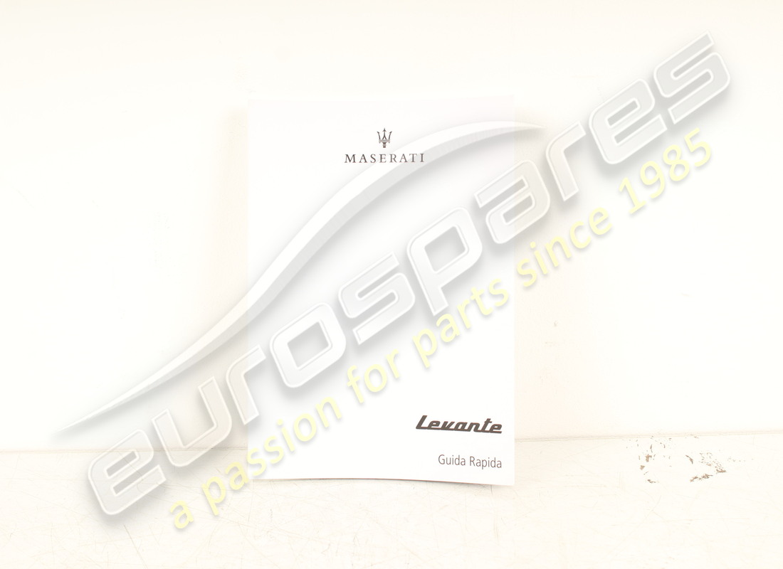 guía rápida de auto nuevo maserati m161 ita. número de pieza 910041948 (1)