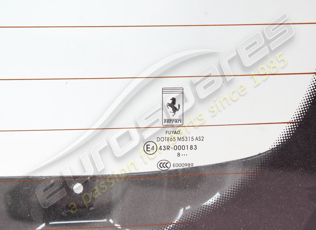panel de techo trasero ferrari usado con vidrio. número de parte eap1450336 (3)