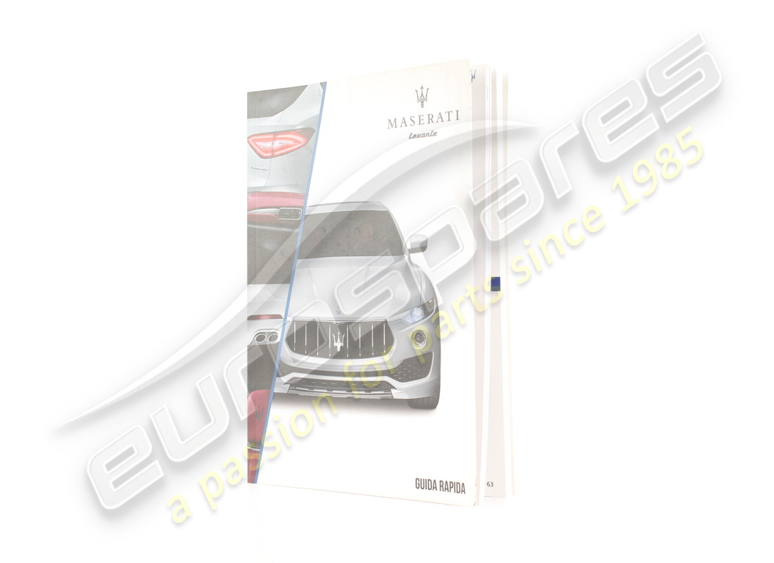 guía de referencia rápida para autos nuevos maserati. número de pieza 910041063 (1)